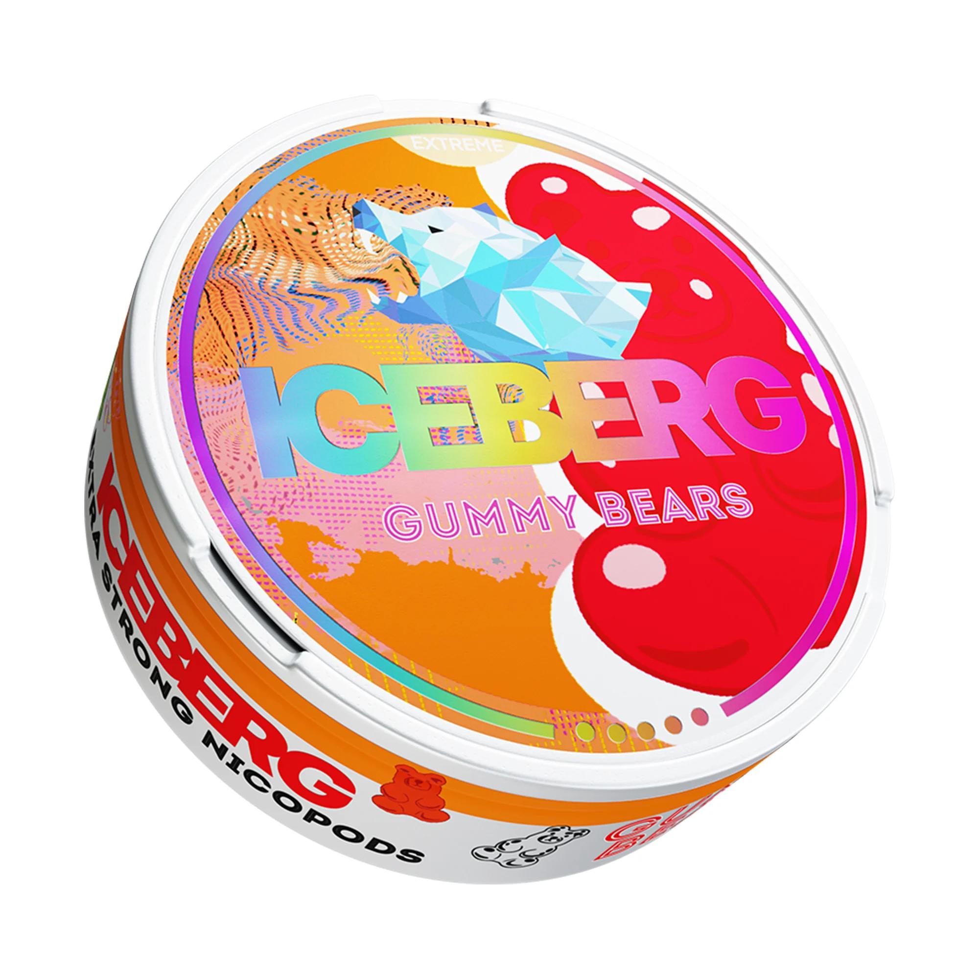 Product Image of Gummy Bear Extra Strong Nicotine Pouches by Ice Berg 120mg/g