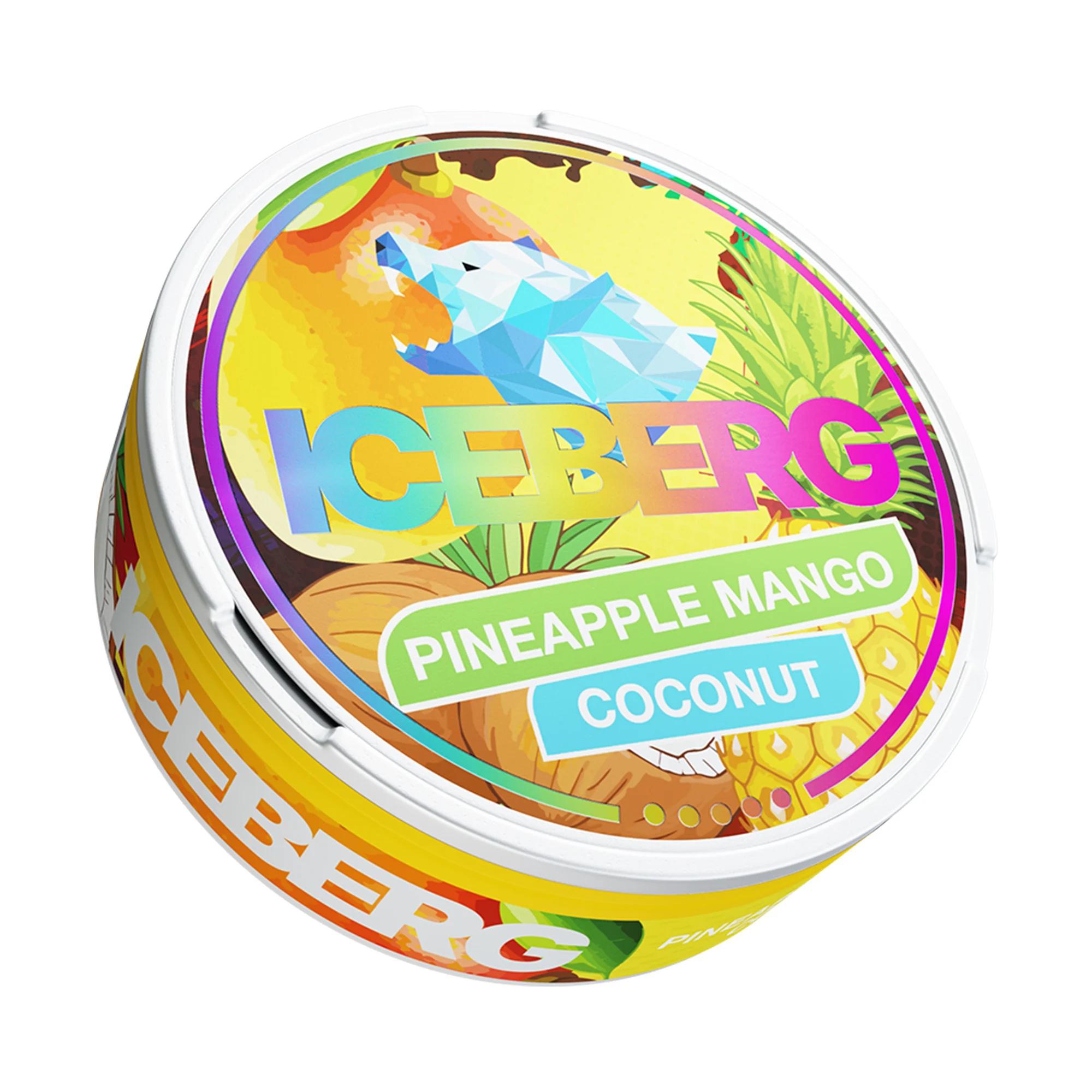 Product Image of Pineapple Mango Extreme Coconut Nicotine Pouches by Ice Berg 150mg/g