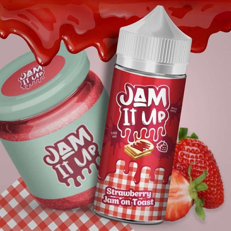 Product Image of Jam It Up E liquid - Strawberry Jam On Toast - 100ml