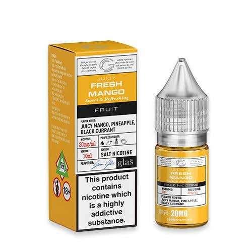 Product Image of Juicy Fresh Mango Nic Salt E-Liquid by Glas Basix Series 10ml