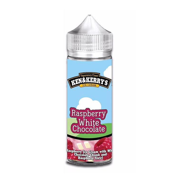 Product Image of Ken & Kerry's E Liquid - Raspberry & White Chocolate - 100ml