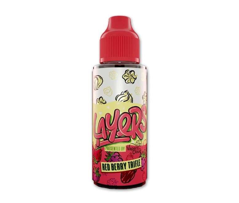 Product Image of Layers by Vaperz Cloud E Liquid - Red Berry Trifle - 100ml (Expired May 2024)