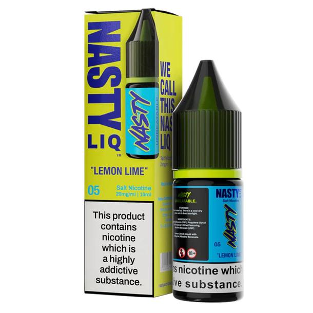 Product Image of Lemon Lime Nic Salt E-Liquid by Nasty Liq Salts 10ml