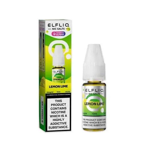 Product Image of Lemon Lime Nic Salt E-Liquid by Elf Bar Elfliq Salts 10ml