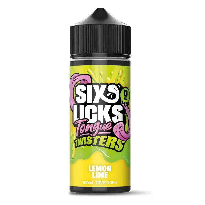 Product Image of Six Licks Tongue Twisters Eliquid - Lemon Lime - 100ml