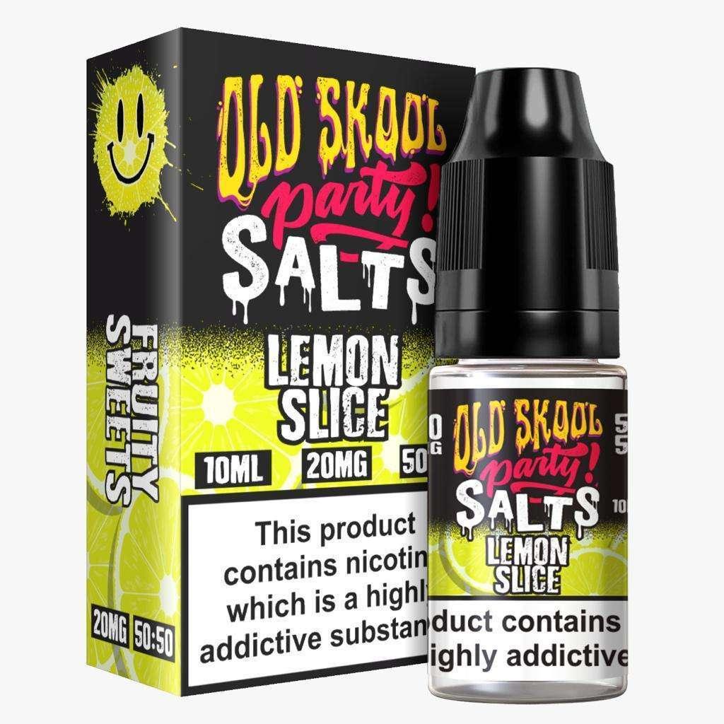 Product Image of Lemon Slice Nic Salt E-Liquid by Old Skool Party Salts 10ml