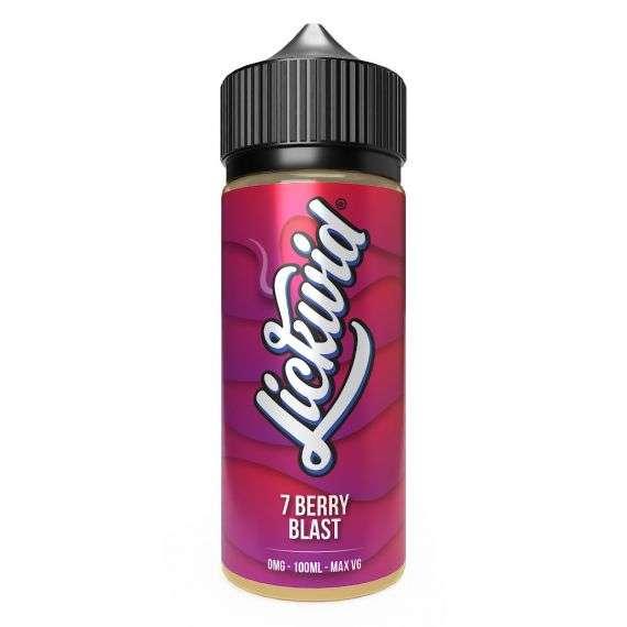 Product Image of Lickwid E Liquid - 7 Berry Blast - 100ml