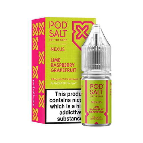 Product Image of Lime Raspberry Grapefruit (Citrus Mix) Nic Salt E-Liquid by Pod Salt Nexus 10ml