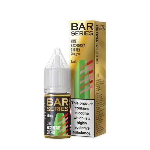 Product Image of Lime Raspberry Cherry Nic Salt E-Liquid by Bar Series Gold Edition 10ml