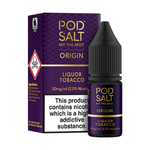 Product Image of Liquor Tobacco Nic Salt E-Liquid by Pod Salt Origin 10ml