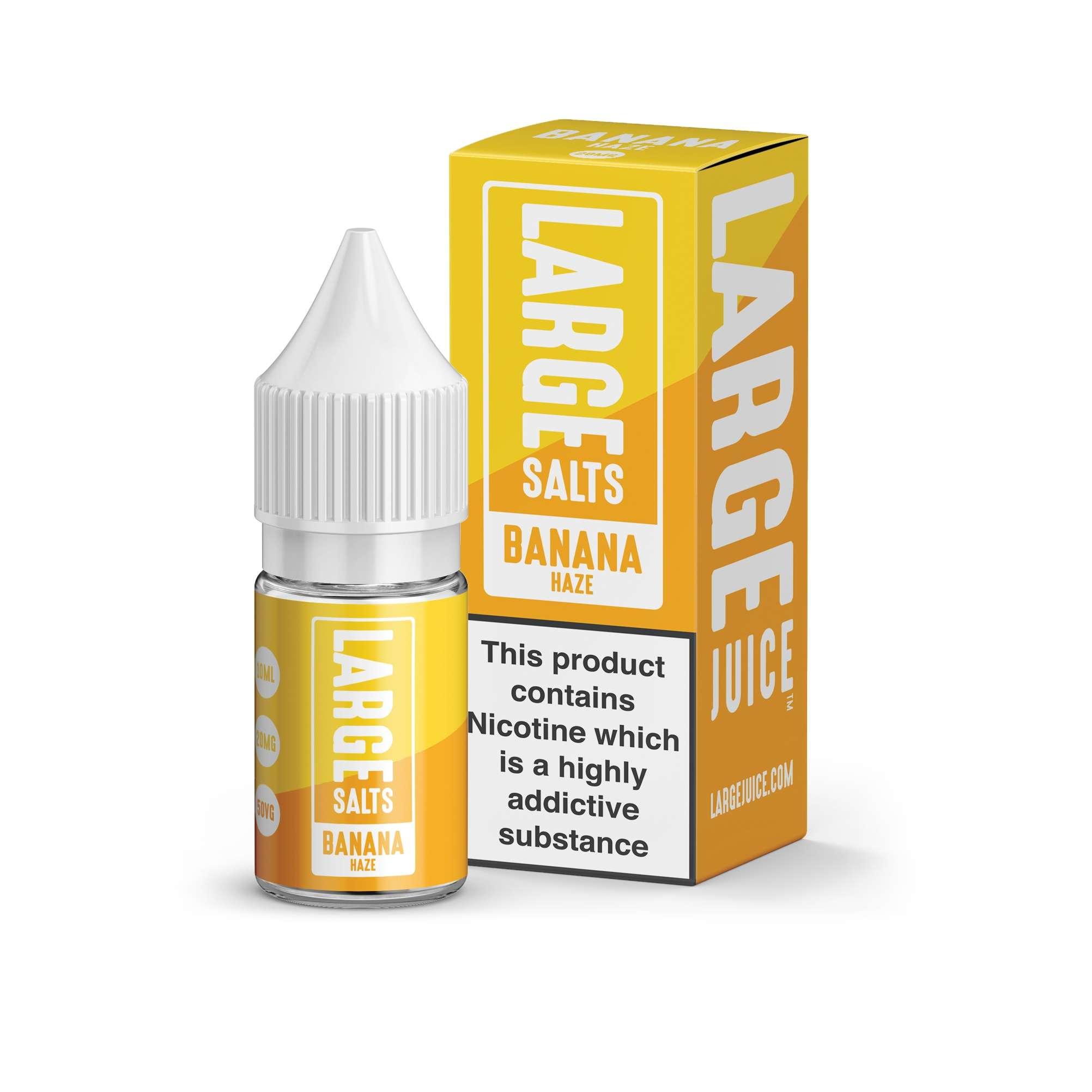 Product Image of Banana Haze Nic Salt E-Liquid by Large Salts 10ml