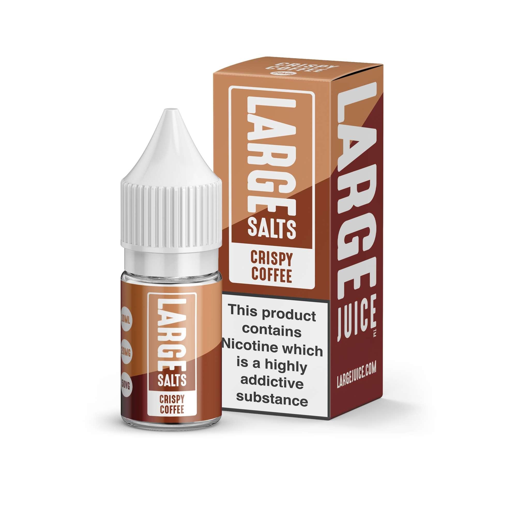 Product Image of Crispy Coffee Nic Salt E-Liquid by Large Salts 10ml