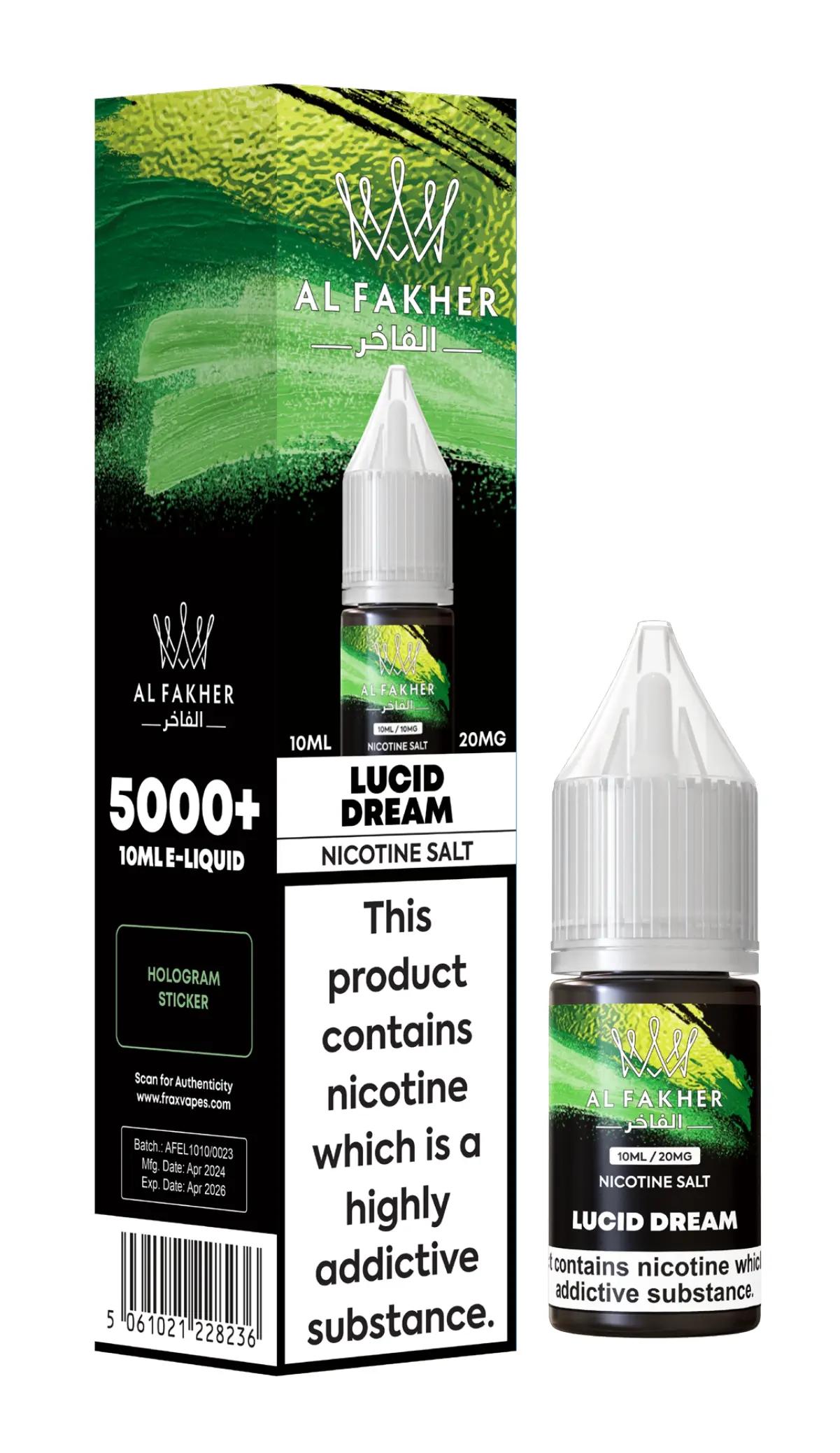 Product Image of Lucid Dream Nic Salt E-Liquid by Al Fakher 10ml