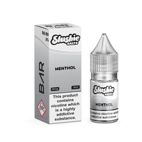 Product Image of Menthol Nic Salt E-Liquid by BAR by Slushie Salts 10ml