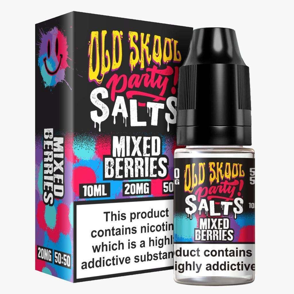 Product Image of Mixed Berries Nic Salt E-Liquid by Old Skool Party Salts 10ml