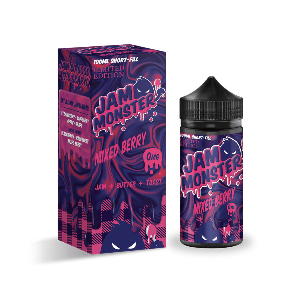 Product Image of Jam Monster E Liquid - Mixed Berry - 100ml