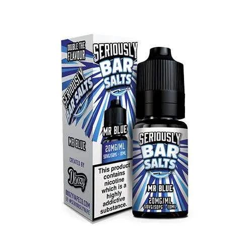 Product Image of Mr Blue Nic Salt E-Liquid by Seriously Bar Salts By Doozy 10ml