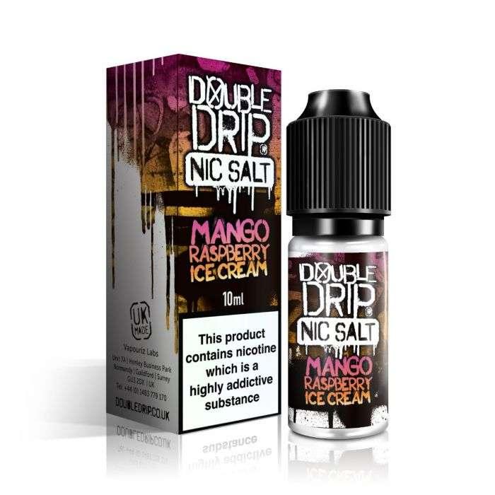 Product Image of Mango Raspberry Ice Cream Nic Salt by Double Drip 10ml