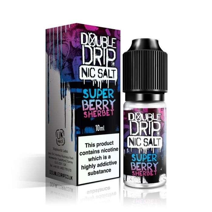 Product Image of Super Berry Sherbet Nic Salt by Double Drip 10ml