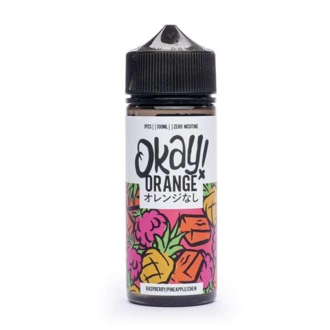 Product Image of Okay ! Orange E Liquid - Raspberry Pineapple Chew - 100ml