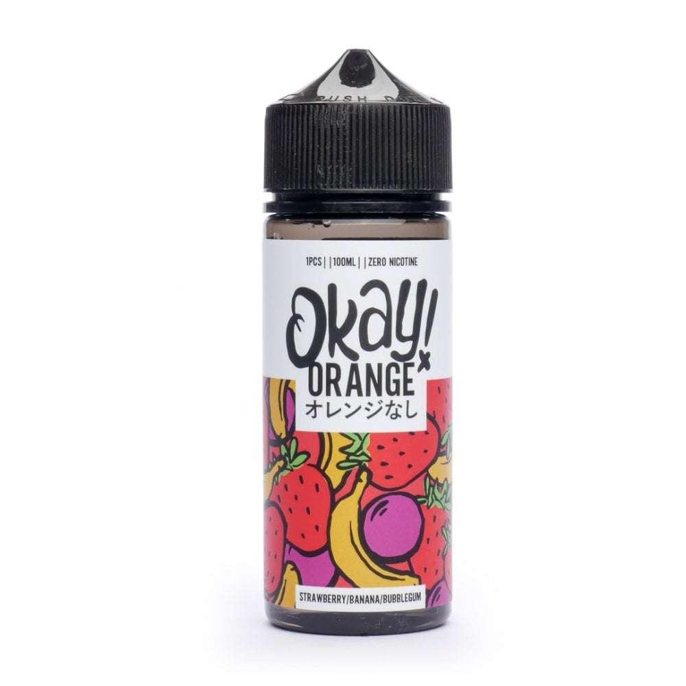 Product Image of Okay ! Orange E Liquid - Strawberry Banana Bubblegum - 100ml