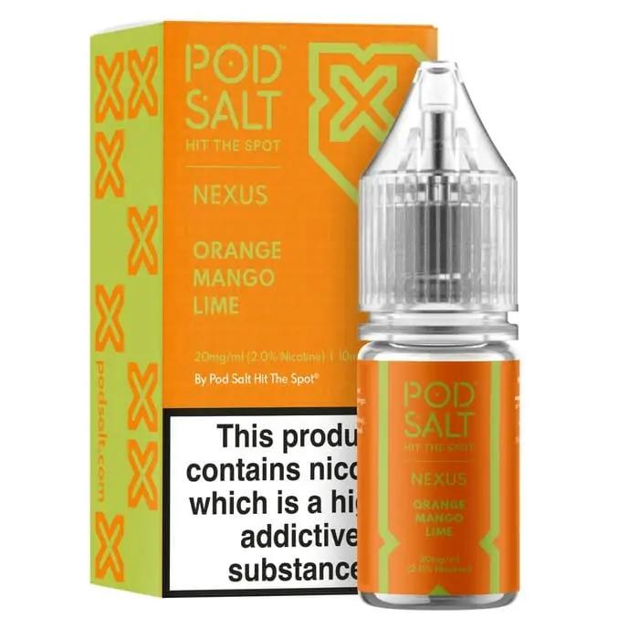 Product Image of Orange Mango Lime Nic Salt E-Liquid by Blast Pod Salt Nexus 10ml