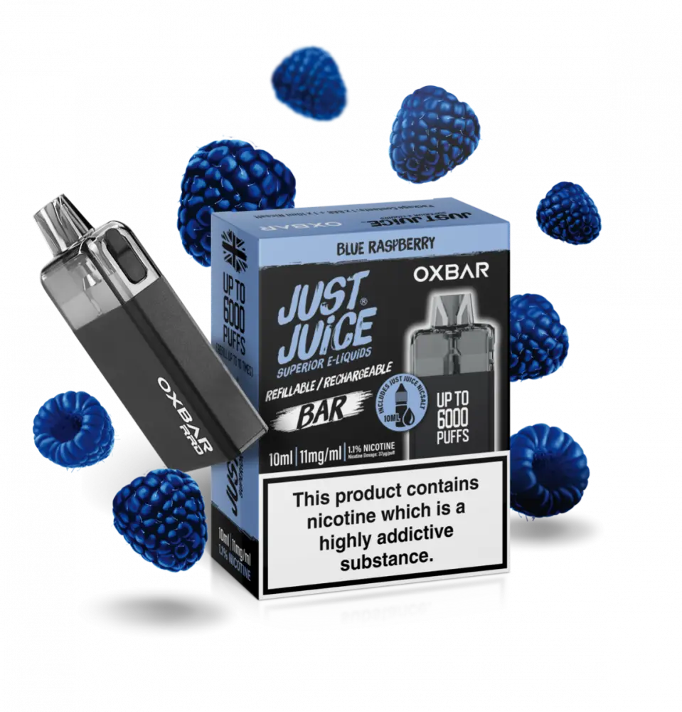 Product Image of Blue Raspberry-Oxbar RRB Disposable Vape Bar by Just Juice