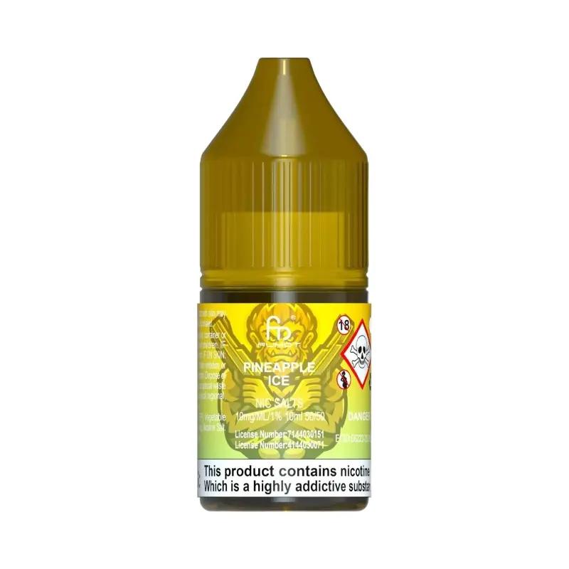 Product Image of Pineapple Ice Nic Salt E-Liquid R and M Tornado Salts By Fumot 10ml