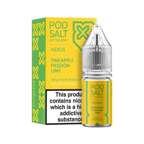 Product Image of Pineapple Passion Lime Nic Salt E-Liquid by Pod Salt Nexus 10ml