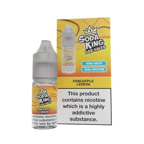 Product Image of Pineapple Lemon Nic Salt E-Liquid by Soda King Bar Salts 10ml