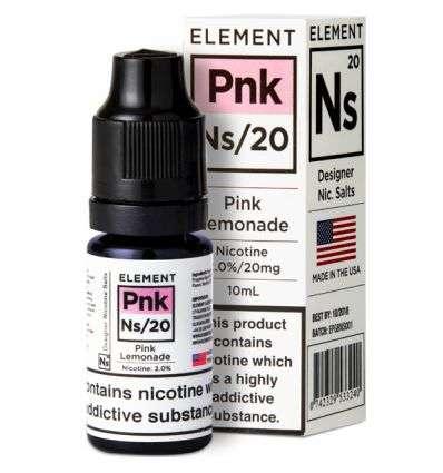 Product Image of Pink Lemonade Nic Salt E-Liquid by Element NS10 & NS20 10ml