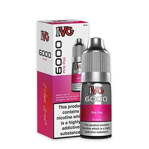 Product Image of Pink Pop Nic Salt E-Liquid by IVG 6000 Bar Salts 10ml