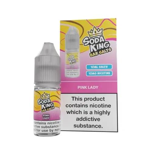 Product Image of Pink Lady Nic Salt E-Liquid by Soda King Bar Salts 10ml