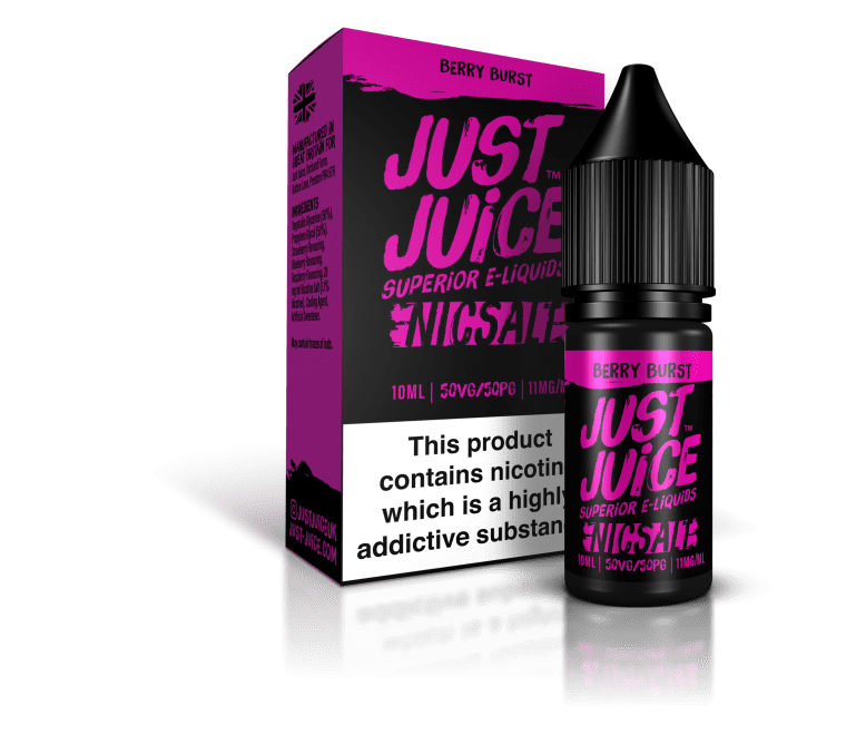 Product Image of Berry Burst Nic Salt E liquid by Just Juice 10ml