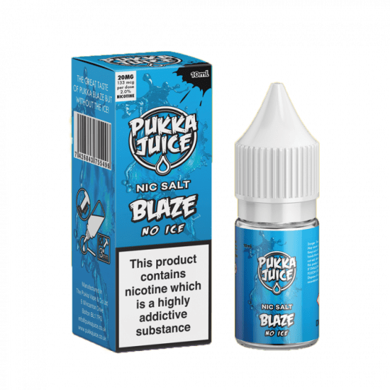 Product Image of Blaze No Ice Nic Salt E-Liquid by Pukka Juice 10ml