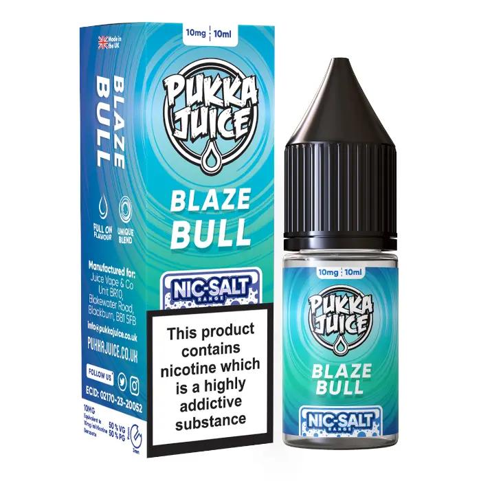 Product Image of Blaze Bull Nic Salt E-liquid by Pukka Juice 10ml