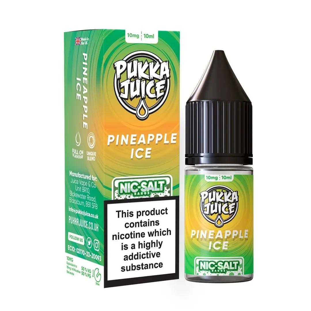 Product Image of Pineapple Ice Nic Salt E-liquid by Pukka Juice 10ml