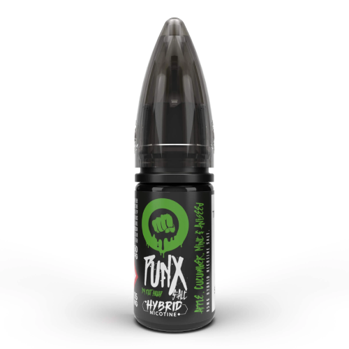 Product Image of Apple, Cucumber, Mint & Aniseed Nic Salt E-Liquid by Punx By Riot Squad 10ml