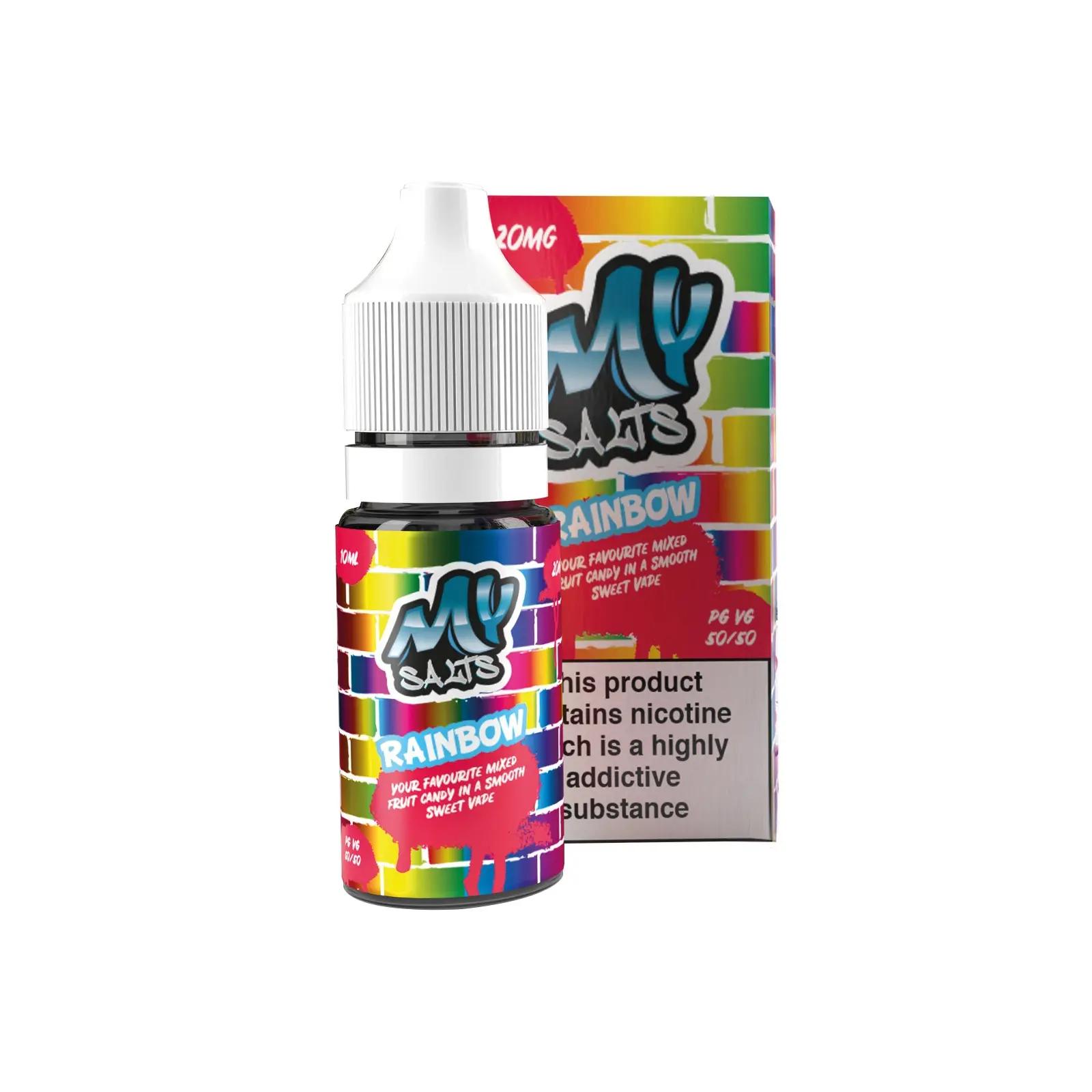 Product Image of Rainbow Nic Salt E-Liquid by My E Liquids 10ml