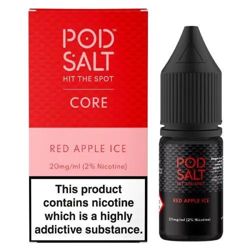 Product Image of Red Apple Ice Nic Salt E-Liquid by Pod Salt 10ml