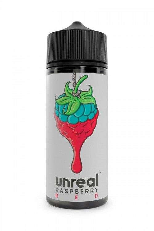 Product Image of Unreal Raspberry E Liquid - Red - 100ml