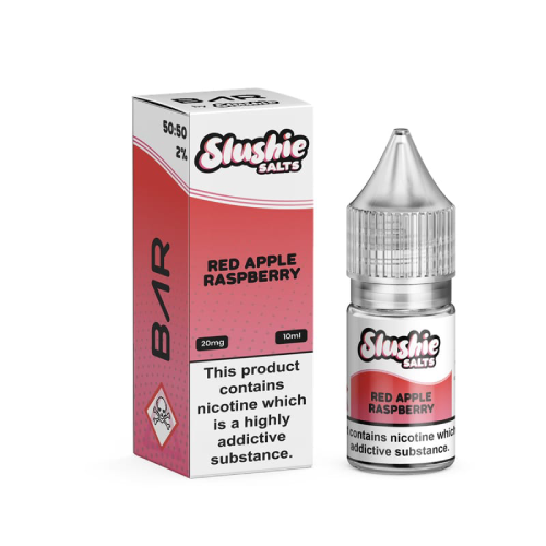 Product Image of Red Apple Raspberry Nic Salt E-Liquid by BAR by Slushie Salts 10ml