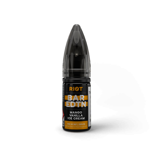 Product Image of Mango Vanilla Ice Cream Nic Salt E-Liquid by Riot Squad Bar Edition 10ml