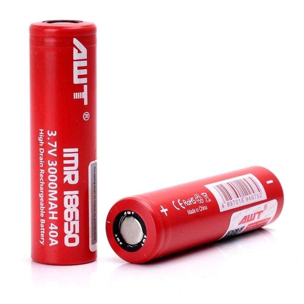 Product Image of 2 x AWT 18650 3000MAH 20A/40A Battery