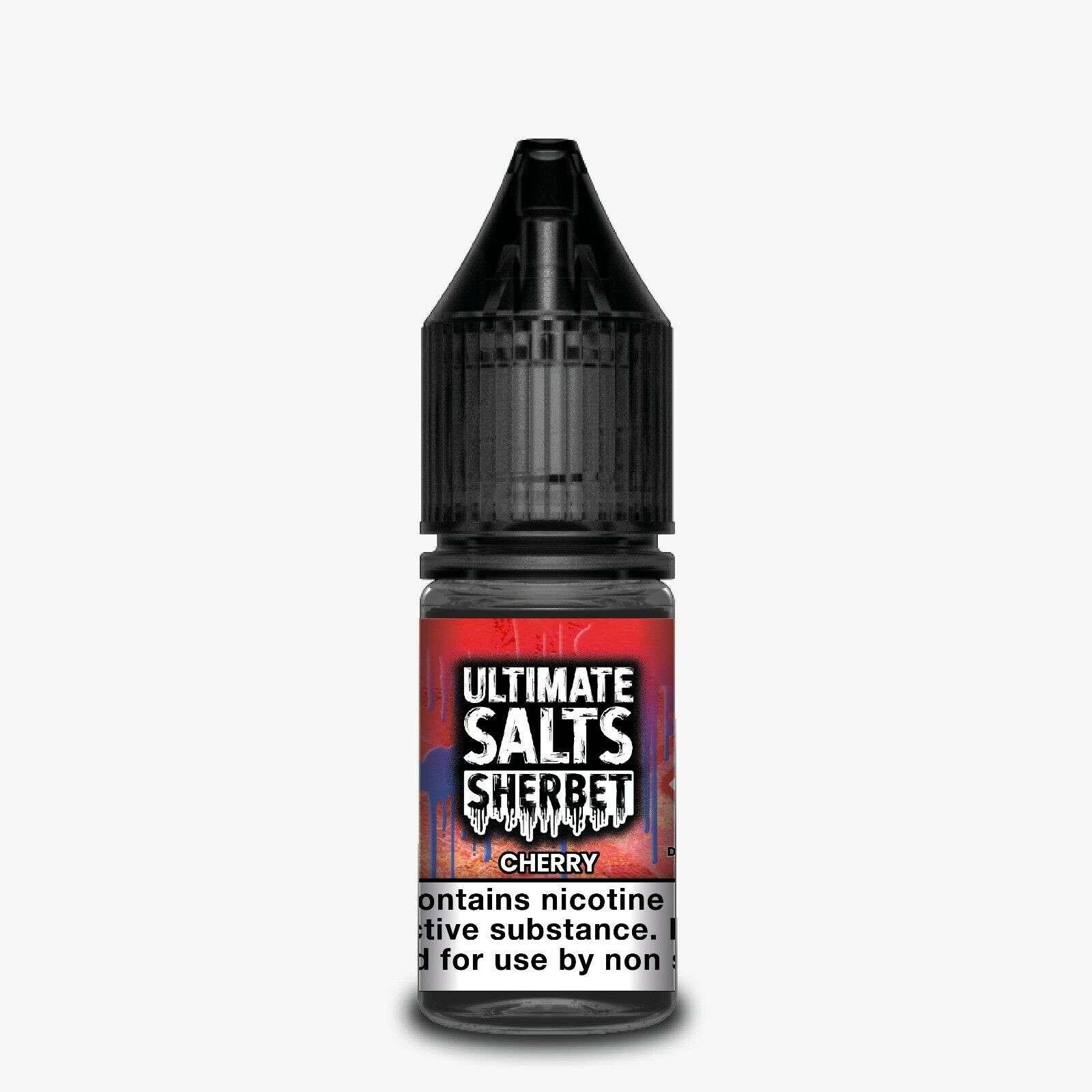 Product Image of Cherry Sherbet Nic Salt E-Liquid by Ultimate Salts 10ml