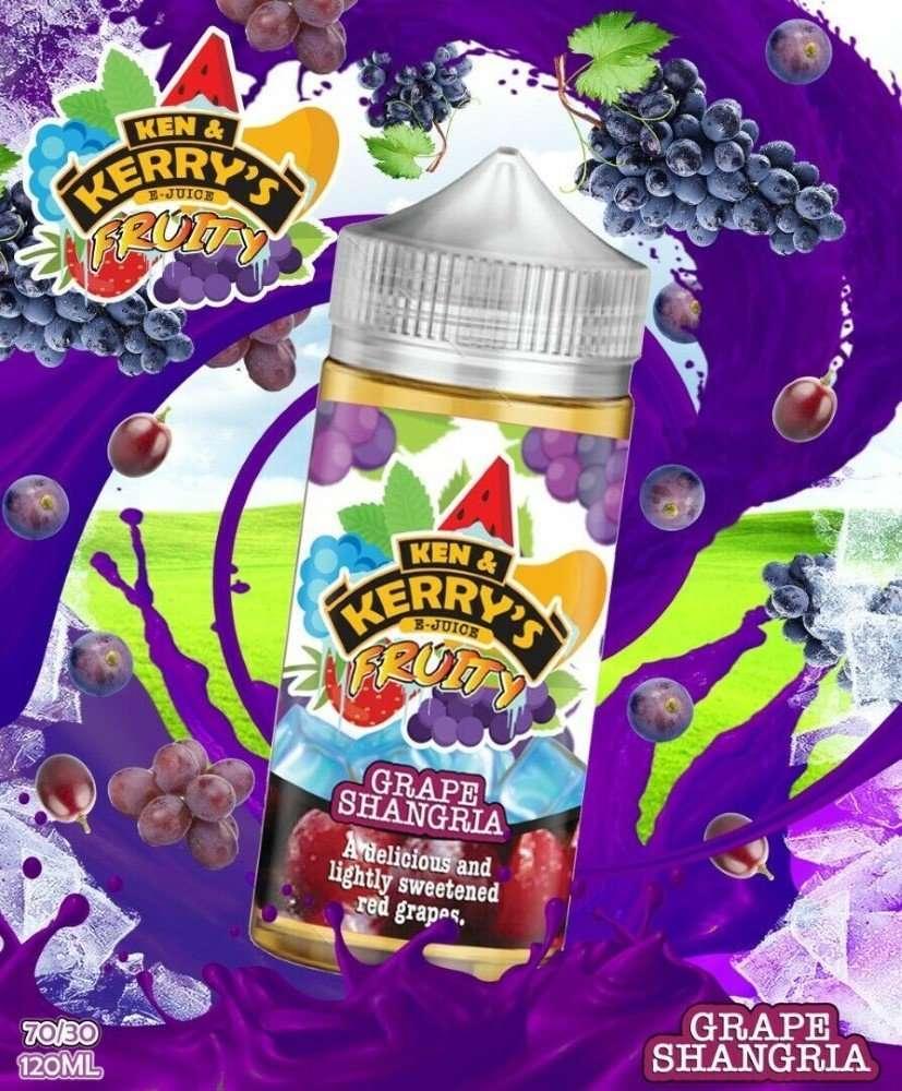 Product Image of Ken & Kerry's E Liquid Fruity - Grape Shangria - 100ml