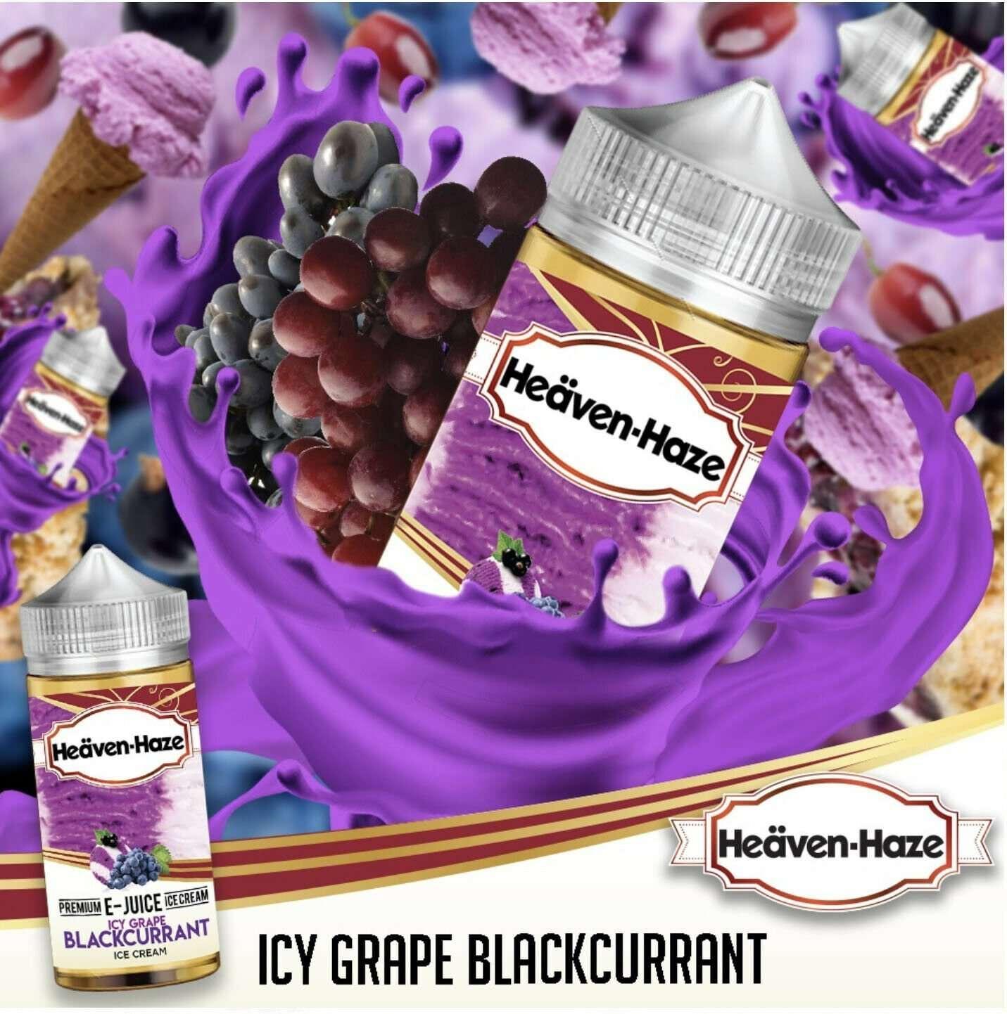 Product Image of Heaven Haze E Liquid - Icy Grape Blackcurrant - 100ml