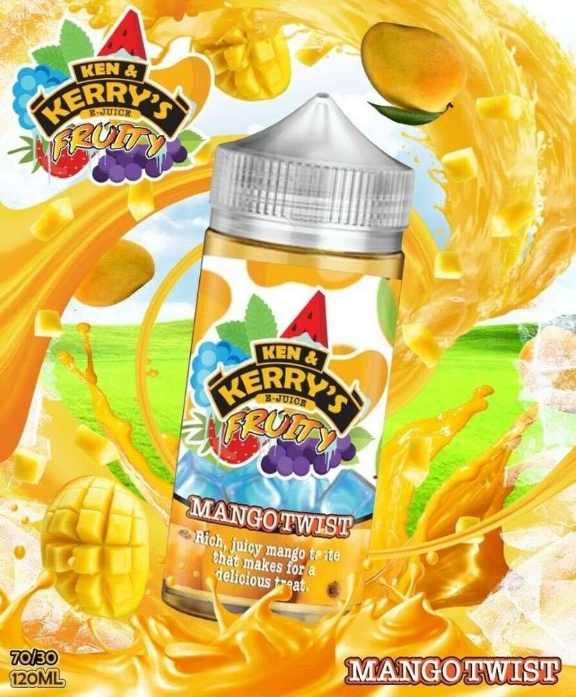 Product Image of Ken & Kerrys E Liquid Fruity - Mango Twist - 100ml