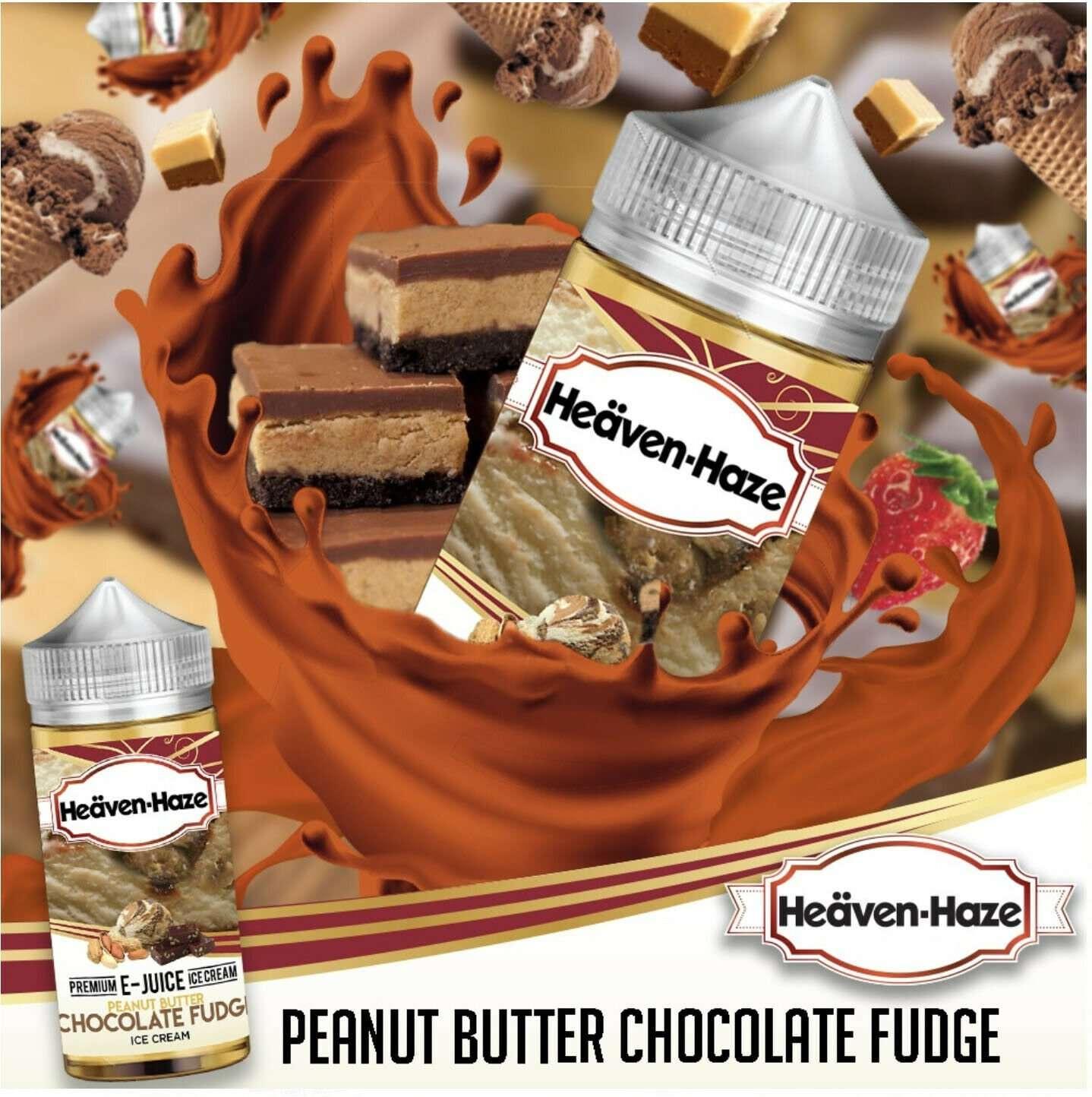 Product Image of Heaven Haze E Liquid - Peanut Butter Chocolate Fudge - 100ml