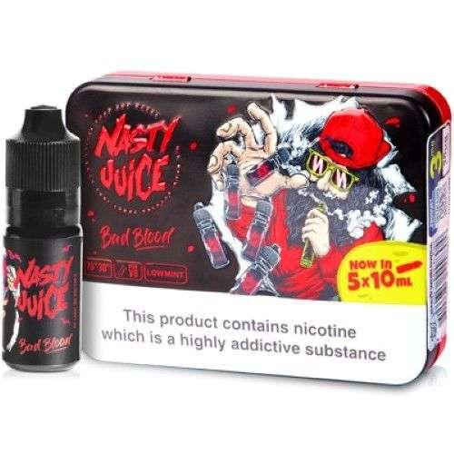 Product Image of Nasty Juice E Liquid - Bad Blood - 5 x 10ml